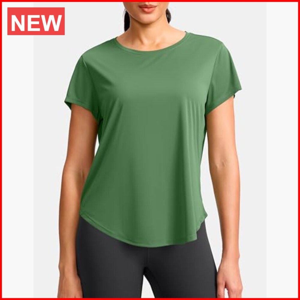 Lightweight Quick Dry Polyester Workout T-Shirt W… - image 2